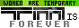 Logo TMNF et texte "Women are temporary, Trackmania is forever"